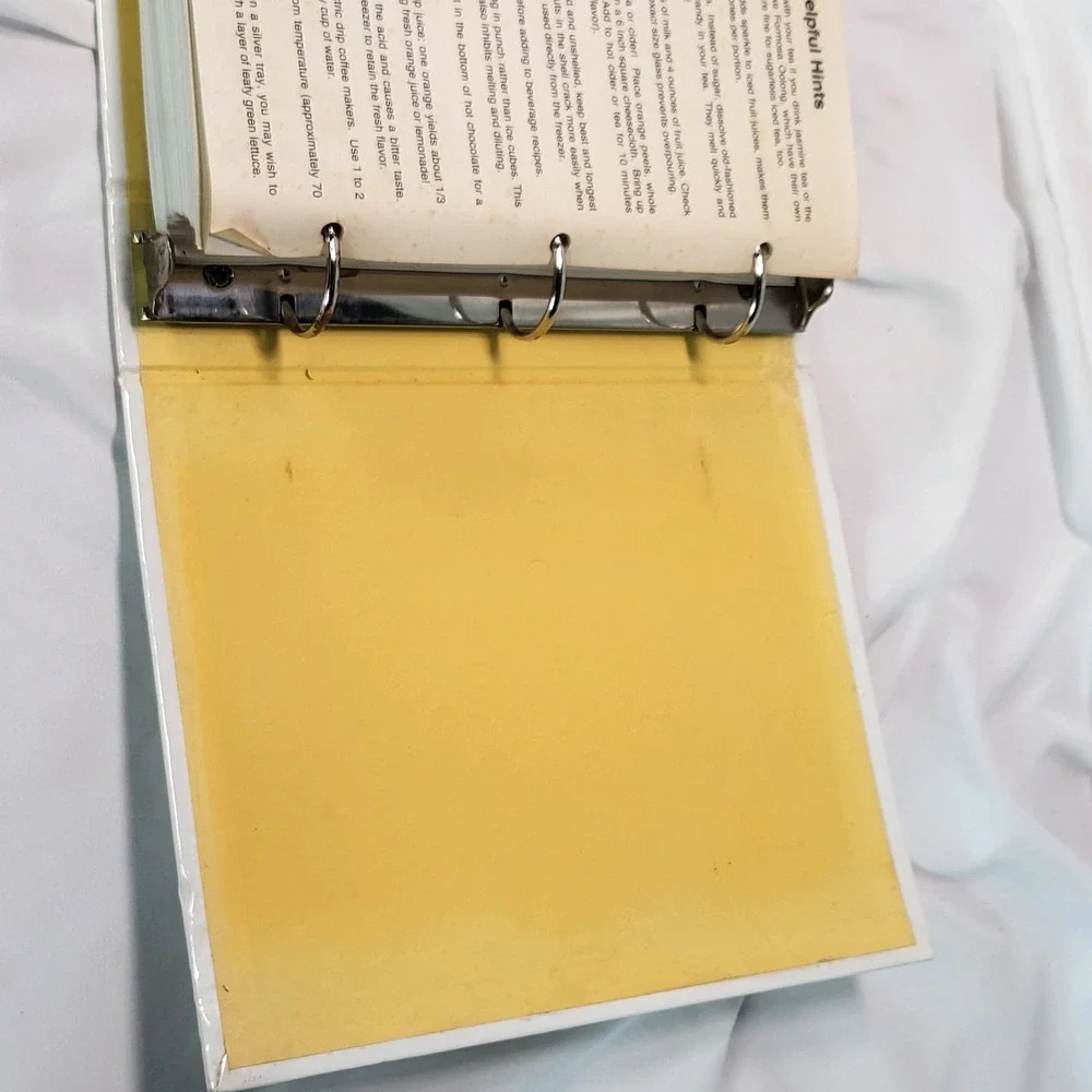Cookin' For A Cause VTG 1995 JCPenney Associate Cookbook Binder Tabbed
